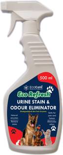 EcoCare Pet Urine Stain & Odour,Smell Eliminator (500ml) for Dog and Cat Urine,Feces,Vomit,Drool | Biodegradable & Non Toxic | Natural Enzymes | Remove Stains | Safe for Pets and Human (500ml) Deodorizer