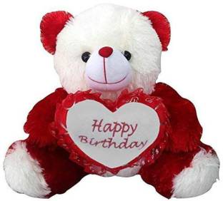 Nihan Enterprises Soft & Cute Red Giant Teddy Bear for Girls -Baby - Happy Birthday Teddy Bear  - 45 cm