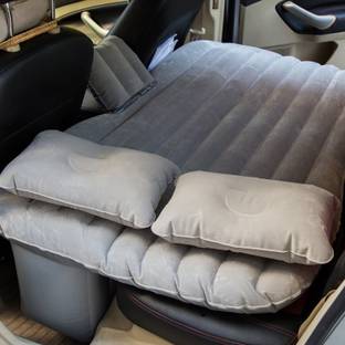 CHEAPER SHOP Inflatable Air Mattress with Pillow Fits Most Car Models for Camping Travel Inflatable Car Bed Mattress with Two Air Pillows Car Inflatable Bed