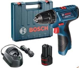 BOSCH GSR 120-LI, with GBA 12V 2.0Ah Battery, GL 1220 CV Charger & Carrying Case - 12V GSR 120-Li Cordless Drill