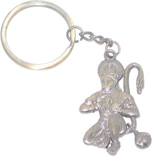 Aura Double Sided Pavan Putra Hanuman Tearing His Heart Key Ring Key Chain
