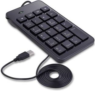 BLENDIA umeric Keypad, USB Number Pad - Portable Wired Mini USB Keyboard, Wired USB Handheld Laptop Keyboard Compatible with Desktop, Laptop, Mac