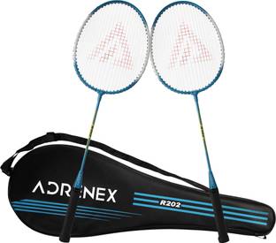 Adrenex by Flipkart R202 Combo White, Blue Strung Badminton Racquet