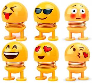 SP Car Dashboard Cut Spring Dancing Emoji Dolls