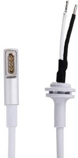 Tobo Power Cord 1.5 m L Pin DC Cable Cord Magsafe 1 45w, 60w, 85w Adapter Power Sharing Cable.(White)