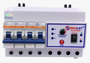 SKYLET THREE PHASE ELCB+MCB THREE PHASE MODULAR 63 A MCB