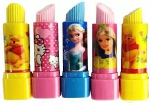 Astyler Lipstick Erasers for kids home School Birthday Party Return Gifts Non-Toxic Eraser
