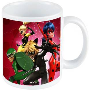 blinkNshop ladybug miraculous cartoon character Ceramic Coffee Mug