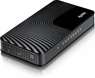 Zyxel 8-Port Gigabit Ethernet Switch for Gaming and Media (GS108SV2) 8 Ports 1000 Mbps Smart Network Switch