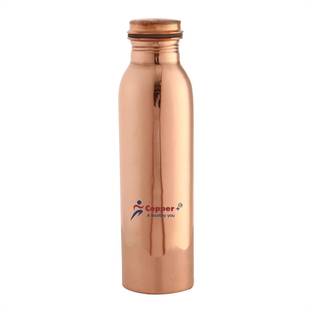 copper plus Plain Copper Water Bottle, 1 Litre 1000 ml Bottle