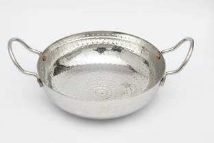 EGLOB Stainless steel Kadai 3 Litre with Heavy Base Cookware Set