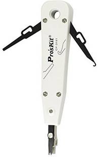 Proskit CP-3141 Heavy Duty Free and Smooth Punch Tool Crimping tool Krone Tool Impact Punchdown Tool IO insertion Tool Ratchet Type for 110 krone type Amp Modules Telephone Krone Tool Kronning Telephone Wire Junction Box Manual Crimper