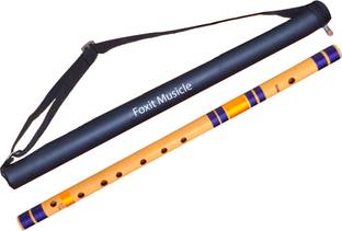 Foxit DD Base 7 Hole Right Hand Bansuri Size 24 inches Bamboo Flute Bamboo Flute