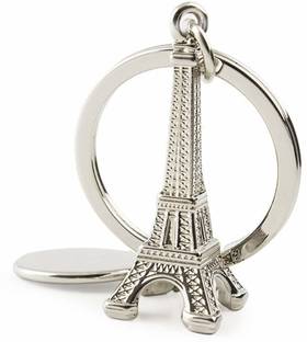 Harmony Paris Love Eiffel Tower Metal Keychain (Silver) Key Chain