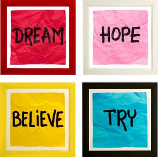 Indianara Motivational quotes 2130 Digital Reprint 9.5 inch x 9.5 inch Painting