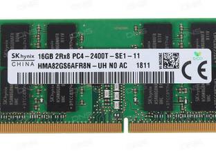Hynix pc4-19200 .2V Non ecc, SO Dimm DDR4 16 GB (Dual Channel) Mac, Laptop (HMA82GS6AFR8N-UH, 2RX8 PC4-2400T-SE1-11 Laptop Memory module)