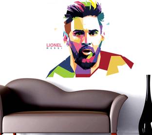 fuzzy 65 cm Lionel messl Self Adhesive Sticker