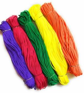 CHL 4mm soft Mcrame cord /Threads mix colour set of 5 for Making Macrame craft and DIY projects