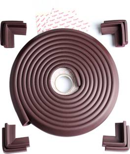 VIC Kid Edge & Corner Guard for Baby Proofing | Child Safety Furniture Bumper | Table Protectors | Safe Edge & Corner Cushion (13 Ft Edge + 8 Corners)