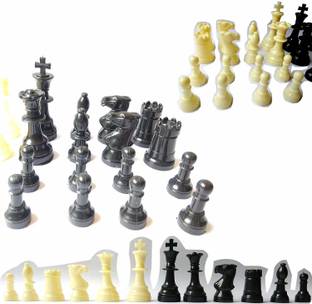 ONEX Set of 32 Plastic Chess Pieces Board Game Accessories