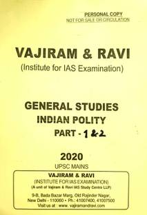 Vajiram & Ravi - Indian Polity Part 1 & 2 [printed Notes] - 2020 Yellow Book