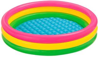 TOYLAND Inflatable Swimming Pool Bath Tub, 3 Fit warmhot Water (Multicolor, 3ft, Foldable, 0-6 Years) Inflatable Pool