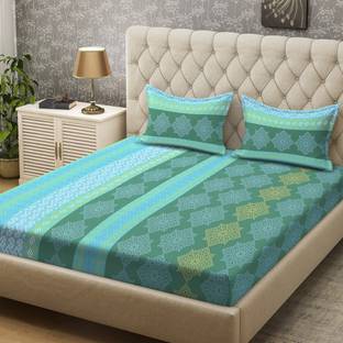 Bombay Dyeing 100 TC Cotton Double Printed Flat Bedsheet