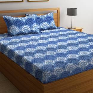 Flipkart SmartBuy 104 TC Cotton Double Motifs Bedsheet