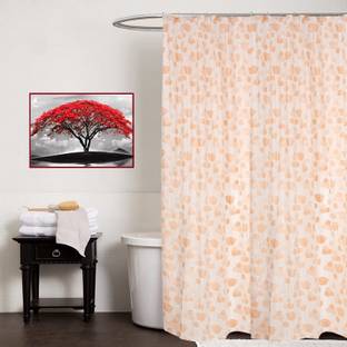 CASA FURNISHING 274 cm (9 ft) PVC Door Curtain Single Curtain