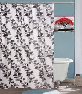 CASA FURNISHING 274 cm (9 ft) PVC Door Curtain Single Curtain