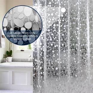 CASA FURNISHING 274 cm (9 ft) PVC Semi Transparent Long Door Curtain Single Curtain