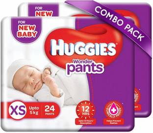Huggies Wonder Pants Extra Small Size Diaper Pants Combo - XS