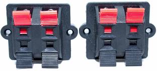 ESP 2 Positions Push in Jack Audio Speaker Terminals Connector Electronic Components Electronic Hobby Kit