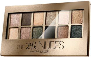 MAYBELLINE NEW YORK Eye Shadow Palette , The 24K Nudes Palette 9 g