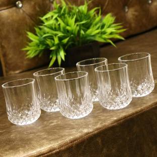 AFAST (Pack of 6) Multi-Purpose Beaver Tumbler Drinking Glass Set for Home Use (Set Of 6 ) -HU48 Glass Set Water/Juice Glass