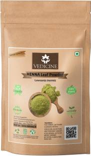 VEDICINE 100% Pure Bio Organic Henna Leaf Powder
