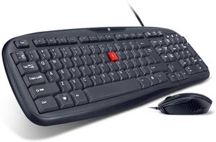 iball Wintop Deskset(USB V3.0 Keyboard + Mouse) Wired USB Laptop Keyboard