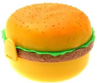 Universal Burger Shape Round 3 Containers Lunch Box 3 Containers Lunch Box