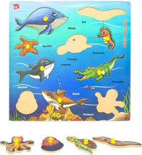 SALEOFF (Jellyfish, Starfish Shark & Whale) Water Animal Pinewood