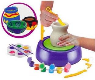 Rls Solutions Battery Operated Imaginative Arts Pottery Wheel Game for Kids