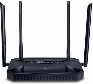 iball 1200M Mesh Gigabit WAN Dual Band AC Wireless Router 2.4 GHz, 5 GHz 1200 Mbps Wifi Speed Dual Band External Antenna Ethernet (Cable Broadband)