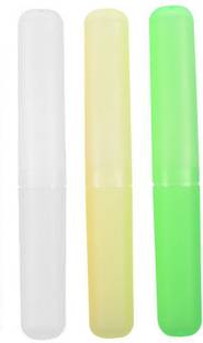 Aryshaa Set of 3 Toothbrush Cover Tooth brush Holder Tube Traveling Toothbrush Case