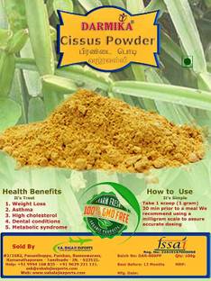 DARMIKA resh & Pure Pirandai Powder/Adamant Creeper/Cissus Quadrangularis Face Wash