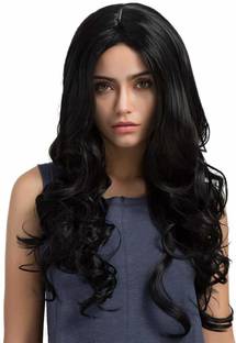 Foreign Holics Synthetic Straight Full Head Women Wig Heat Resistant Hair Extension