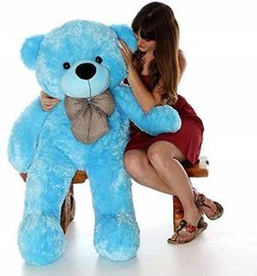 tas 4 feet Beautiful sky blue teddy bear 120 cm  - 120 cm