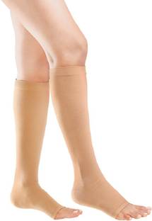 FLOVEIN MEDICAL COMPRESSION STOCKINGS CLASS II KNEE LENGTH PAIR X-LARGE Knee Support