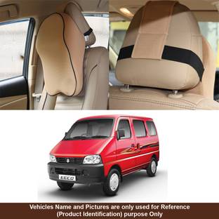 Oshotto Beige Fabric Car Pillow Cushion for Maruti Suzuki