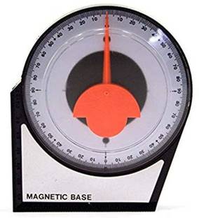 DAYTON L-9094 4-1/8" Angle Finder Magnetic Base 0-90 degree any Quadrant mounting on steel framing square or pipe Lifetime Warranty Angle Finder 4-1/8" Magnetic Base Magnetic Inclinometer Level