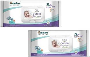 HIMALAYA Gente Baby Wipes ( 2 Pc x 72 S )