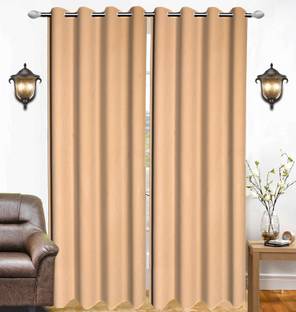 KUBER INDUSTRIES 214 cm (7 ft) Polyester Long Door Curtain Single Curtain